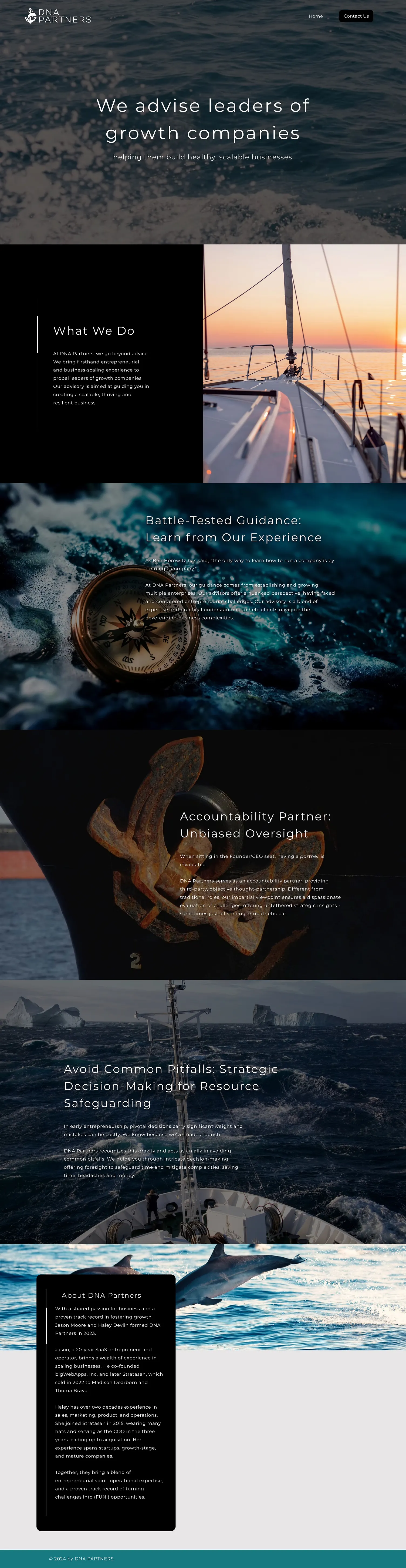 DNA Partners Complete Website Design